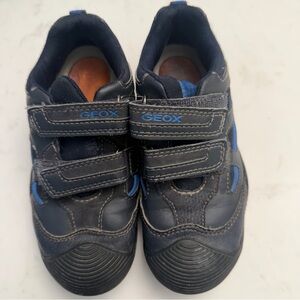Geox Kids' Black and Blue Sneakers